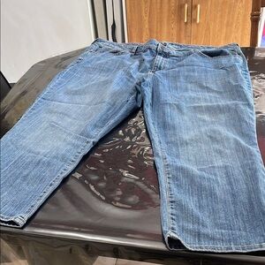 Womens Blue Jeans capri